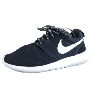 Nike Roshe One Women's 7 Black White Mesh Sneakers Lightweight‎ Walking